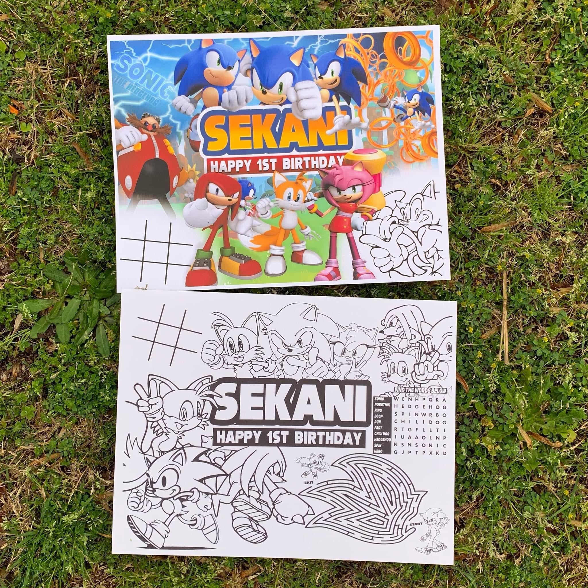 ACTIVITY PLACEMATS