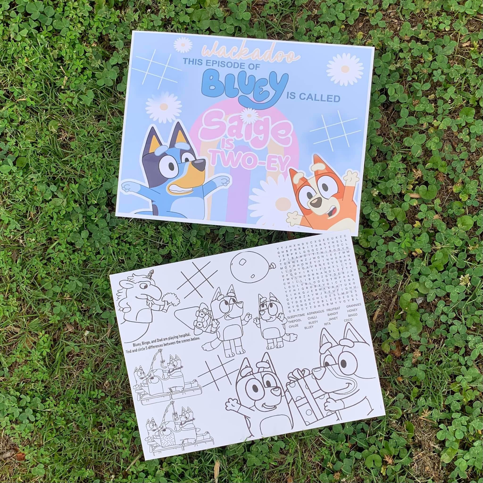 ACTIVITY PLACEMATS