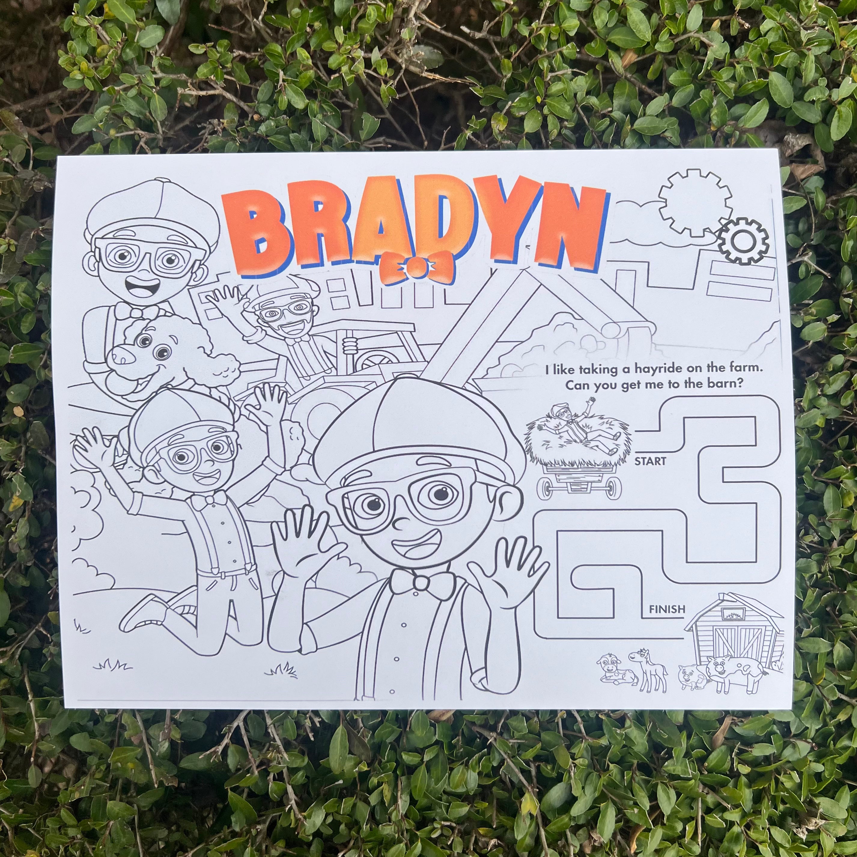ACTIVITY PLACEMATS
