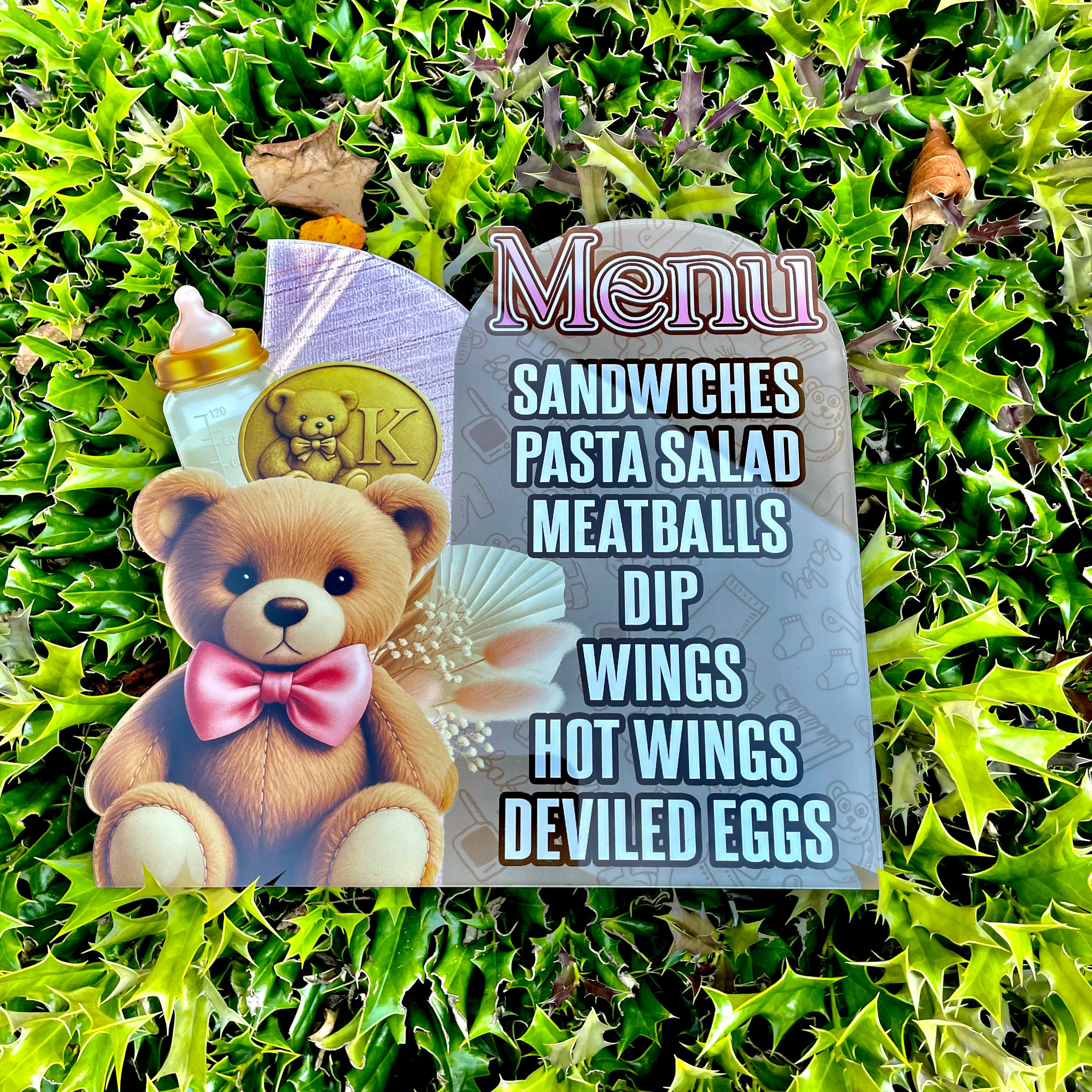 ACRYLIC MENUS